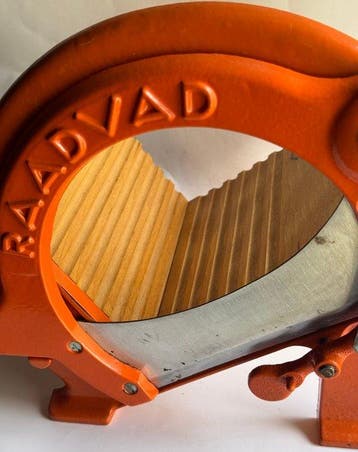 Raadvad - Ove Larsen - Broodsnijmachine - 294 - Metaal, Hout