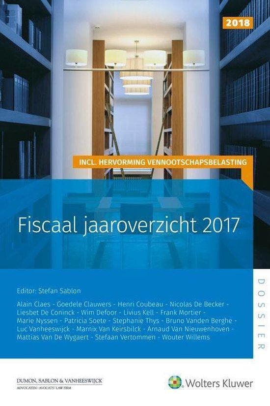 Fiscaal Jaaroverzicht 2017 - incl. hervorming, Livres, Science, Envoi