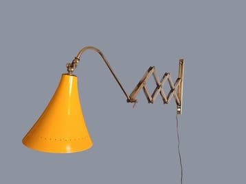 Wandlamp - Messing, Aluminium
