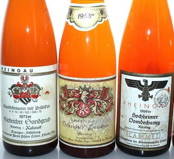 1958 + 1969 + 1973 + 1977 Riesling Kabinett -