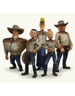 Hemd jerommeke met spieren taxas rakkers cowboy, Ophalen of Verzenden, Nieuw