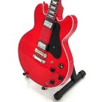 Miniatuur Gibson Crossroads ES 335 gitaar + gratis standaard, Verzenden, Nieuw, Beeldje, Replica of Model