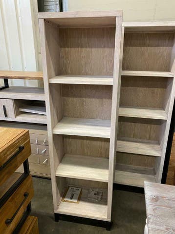 Boekenkast drift wood, vintage white (nieuw, outlet), Huis en Inrichting, Kasten | Boekenkasten, Nieuw, Overige houtsoorten, Met plank(en)