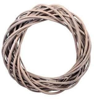 Krans Wilgentenen vergrijsd twijgenkrans 20 cm, Nieuw