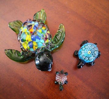 Decoratief ornament - Italië - Murano origineel, Antiek en Kunst