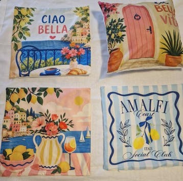 Prachtige chic Italiaanse stijl kussenslopen | Set Het mooie