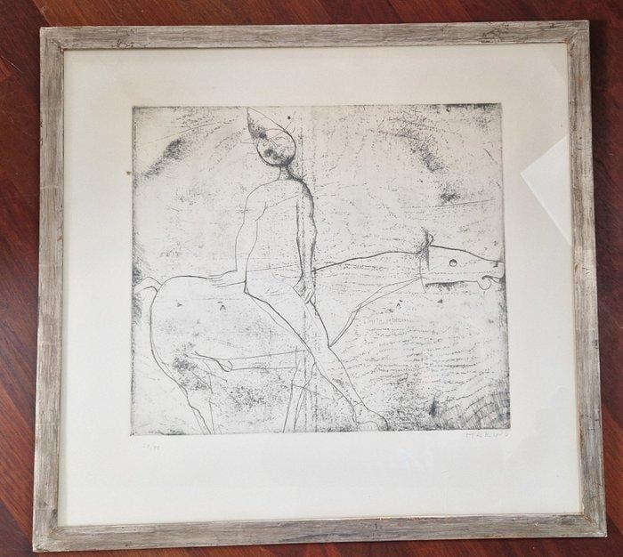 Marino Marini (1901-1980) - Gioco del Cavaliere (Spiel des, Antiek en Kunst, Antiek | Overige Antiek