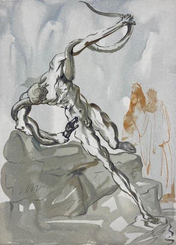 Salvador Dali (1904-1989) - The Punishment of Vanni Fucci -