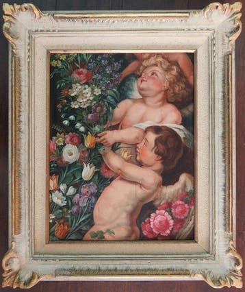 Swiss school (XX) - Engelsknaben nach Peter Paul Rubens