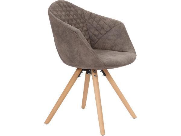 Veiling - Kayoom Eetkamerstoel Chadwick (Set van 4) - Grijs/, Maison & Meubles, Chaises