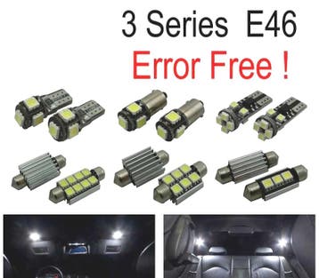 KIT 18 AMPOULES LED INTÉRIEUR POUR BMW E46 M3 318I 318TI 323, Verzenden, Nieuw