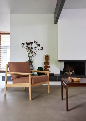 Scandinavische fauteuil Poul - Eiken frame - Diverse kleuren, Huis en Inrichting, 100 tot 125 cm, Nieuw, Scandinavisch, Deens, retro, modern, minimalistisch