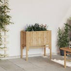 vidaXL Verhoogd bed Bruin 70 x 35 x 70 cm Bamboe, Verzenden, Nieuw