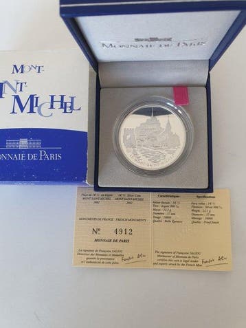 Frankrijk. 1 1/2 Euro 2002/2003 Mont-Saint-Michel + Mona