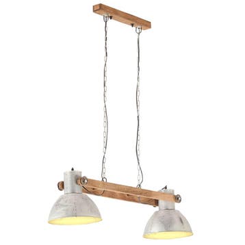 vidaXL Hanglamp industrieel 25 W E27 109 cm zilverkleurig, Verzenden