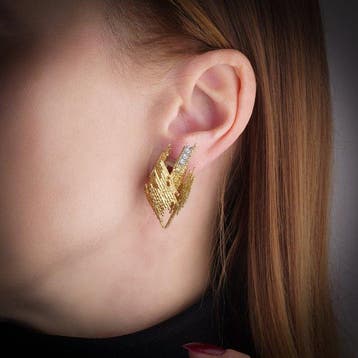Oorbellen - 18 karaat Geel goud - Andrew Grima 18kt geel- en, Handtassen en Accessoires, Oorbellen, Nieuw