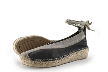 Shabbies Amsterdam Espadrilles in maat 39 Grijs, Espadrilles, Shabbies Amsterdam, Verzenden, Zo goed als nieuw