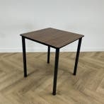 Eromes kantinetafel 70x70 cm,  bruin - antraciet, Gebruikt, Bureau