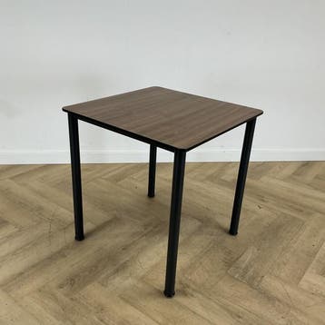 Eromes kantinetafel 70x70 cm,  bruin - antraciet, Gebruikt, Bureau