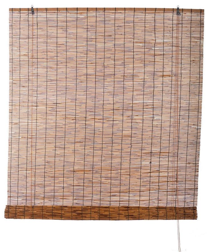 Rolgordijn donker riet 140 x 160 cm, Huis en Inrichting, Stoffering | Gordijnen en Lamellen, Verzenden