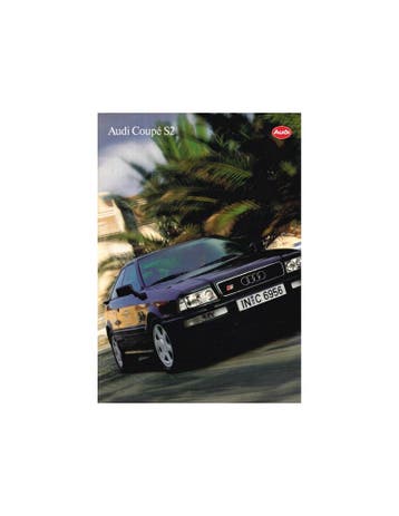 1993 AUDI COUPE S2 BROCHURE DUITS