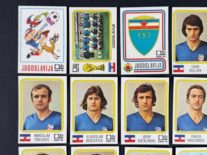 1974 Panini München 74 World Cup #181/197 Jugoslavia -, Verzamelen, Stickers