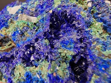 Azurite Et de la malachite, de gros morceaux - Hauteur : 95