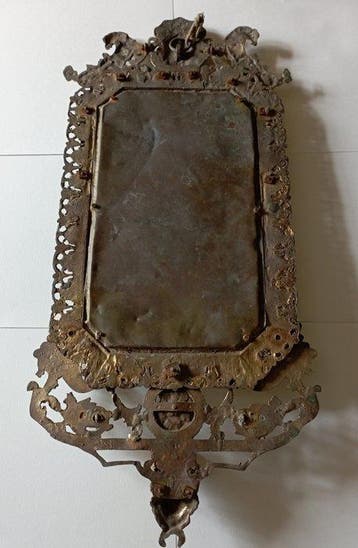 Reliëf, cadre louis xvi régence empire - 549 mm - Verguld