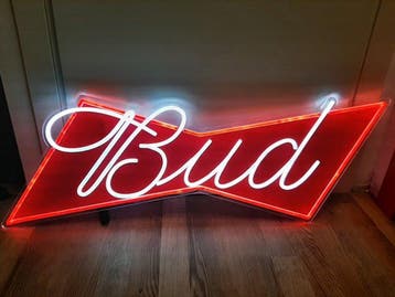 Bud Bier - Enseigne lumineuse Bud Bier - Caisson lumineux -