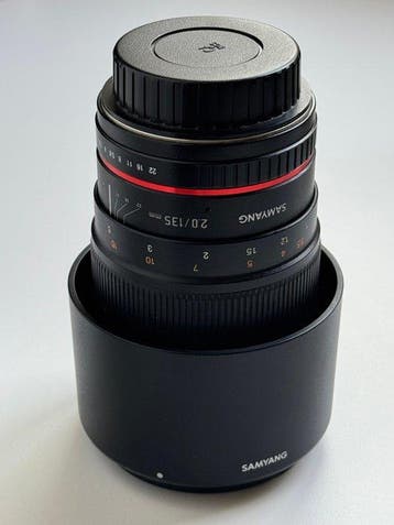 Samyang Optics 135mm f/2 ED UMC (C-EF) Telelens, TV, Hi-fi & Vidéo, Appareils photo numériques