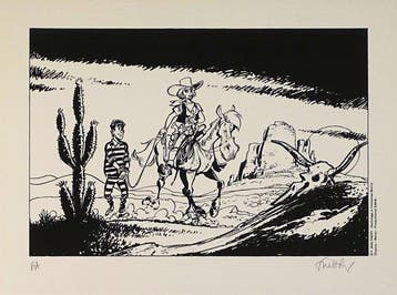 Walthéry, François - 1 Silkscreen - Natacha - Hommage à