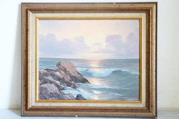 Jean Quilichini (1907-1978) - Marine rocheuse au soleil