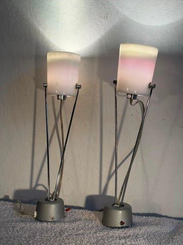 IKEA - Wandlamp (2) - Glas, Metaal