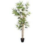 vidaXL Kunstmatige Bamboe Boom Groen 75,5 x 18 x 175 cm Stof, Verzenden