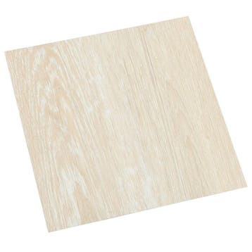 vidaXL Zelfklevende Vloerplanken Wit en Beige 30,5 x 30,5 cm, Verzenden