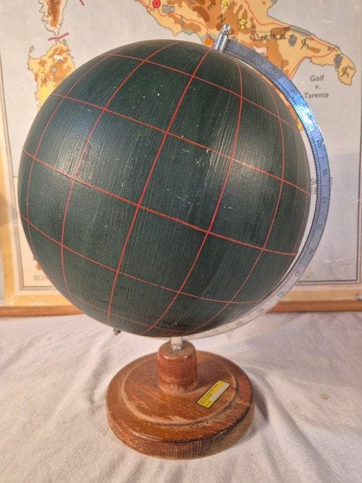 Globe - Paul Räth te Leipzig - Schoolbord globe - 1951-1960, Antiquités & Art, Curiosités & Brocante