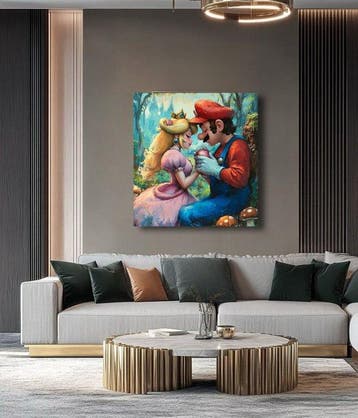 Alberto Ricardo (XXI) - Mario Bross y princesa Peach, Nieuw