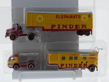 Schaal 1:64 Altaya Ref 02, 11 en 32 set van 3 Circus Pind..., Hobby en Vrije tijd, Ophalen of Verzenden, Gebruikt