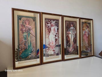 Alphons Mucha (1860-1939) (after) - The four seasons -