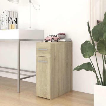 vidaXL Apothekerskast 20x45,5x60 cm bewerkt hout sonoma, Verzenden, Nieuw