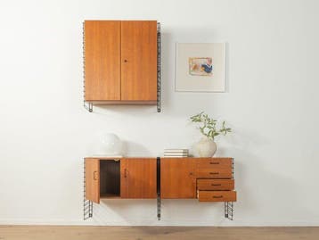Musterring - Wandrek - Teak - Wandmeubel uit de jaren zestig