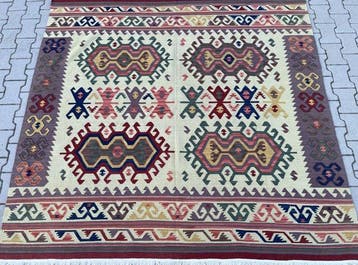 Anatolische Kilim - (unused ) wol - handgeweven - Kelim -