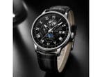 Veiling - Zwart herenhorloge met luxe band, Bijoux, Sacs & Beauté, Montres | Hommes