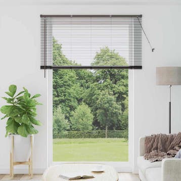 vidaXL Venetiaanse jaloezieën Zwart 220 x 145 cm Aluminium, Huis en Inrichting, Stoffering | Gordijnen en Lamellen, Verzenden