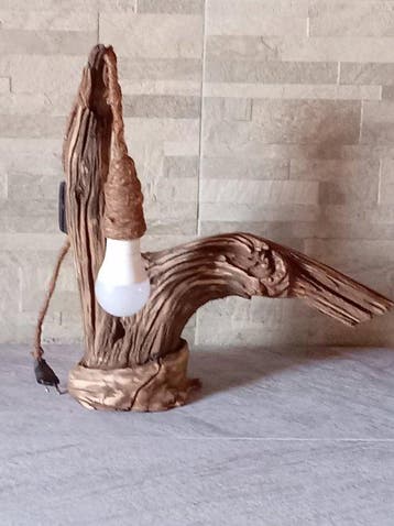 Como Lake - Christian di Giuseppe - Tafellamp - Hout -