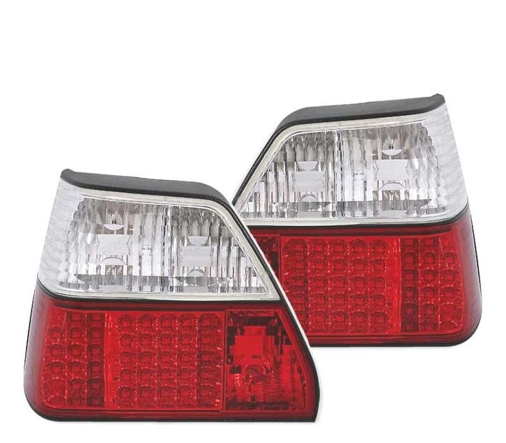 FEUX ARRIÈRE POUR VOLKSWAGEN VW GOLF 2 83-91 LED ROUGE BLANC, Auto-onderdelen, Verlichting, Verzenden