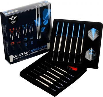 Longfield Darts Brass Set - 4 Sets Nickel 21/23 gram, Ophalen of Verzenden, Nieuw, Pijlen
