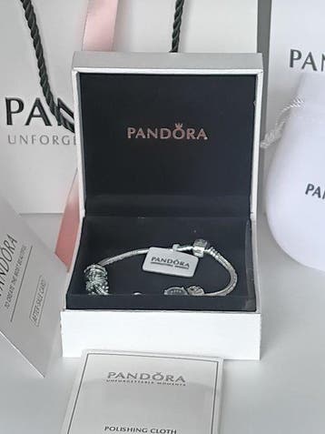 Sans prix de réserve - Pandora - Bracelet à breloques Argent, Handtassen en Accessoires