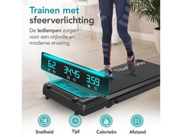 TibaGoods Loopband Inklapbaar - 1 t/m 6 km/h - 130kg, Verzenden, Nieuw