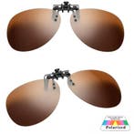 Fako Sunglasses - Clip On Voorzet Zonnebril Piloot - Overzet, Verzenden, Nieuw